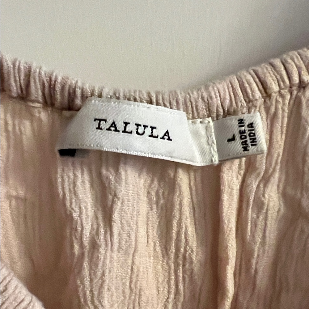 Women's Soft Pink Ruffle Top - Picture 2 of 3